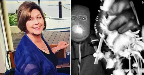 split of Nancy Guthrie & suspect.