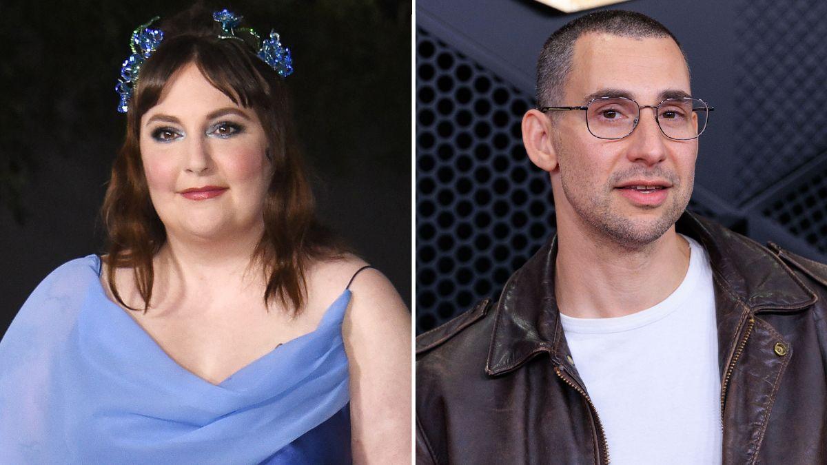 Photo of Lena Dunham and Jack Antonoff