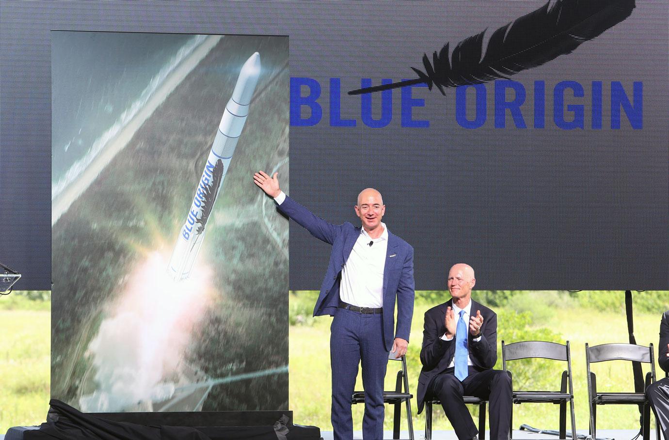 amazon ceo jeff bezos flying to space ok