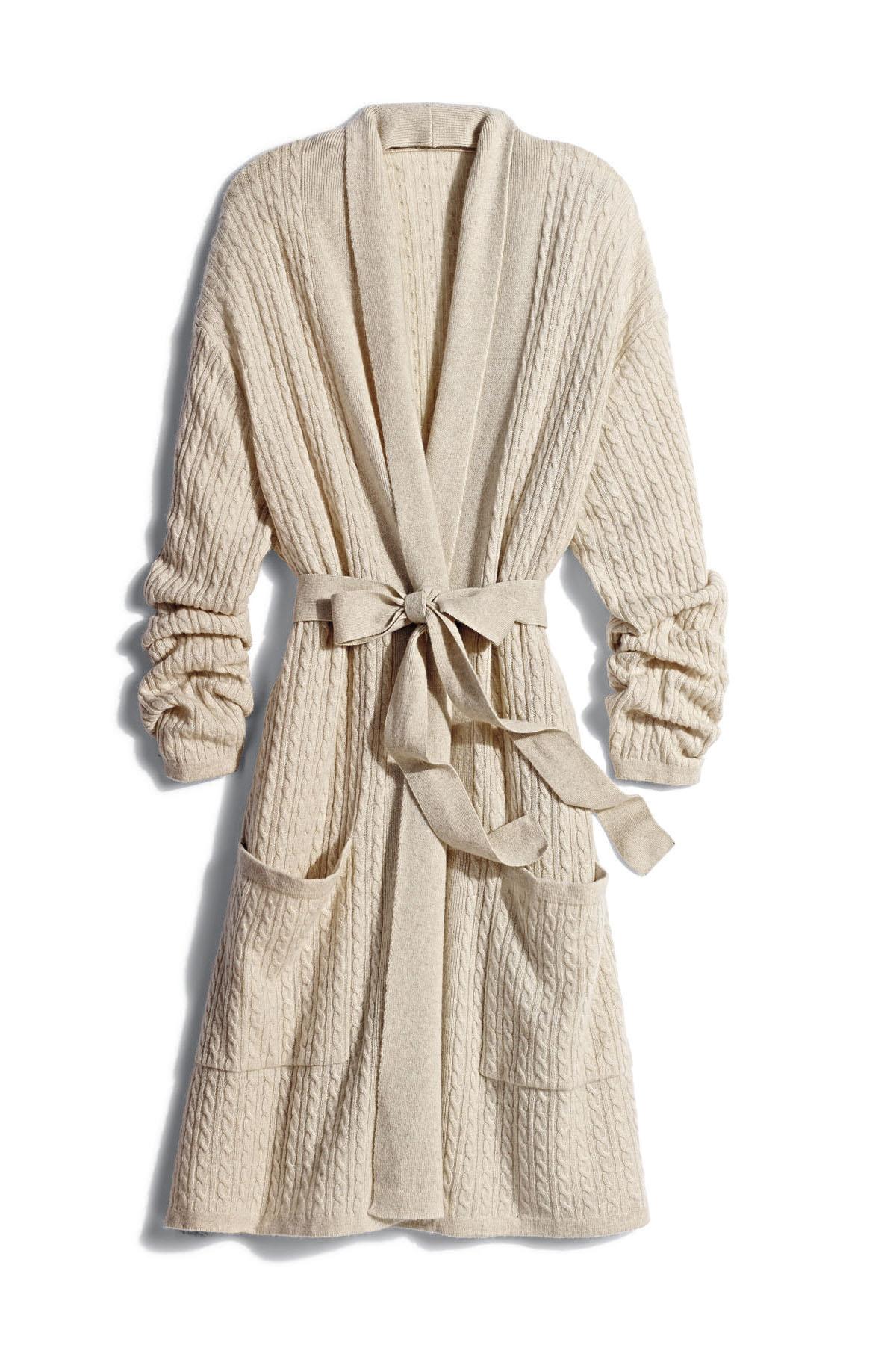 Beige Cashmere Robe