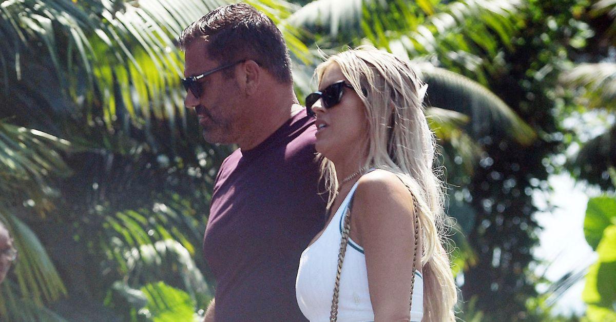 image of A silver ring on her finger sparked engagement rumors.