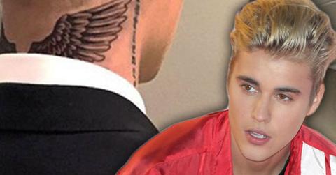 justin bieber tattoo