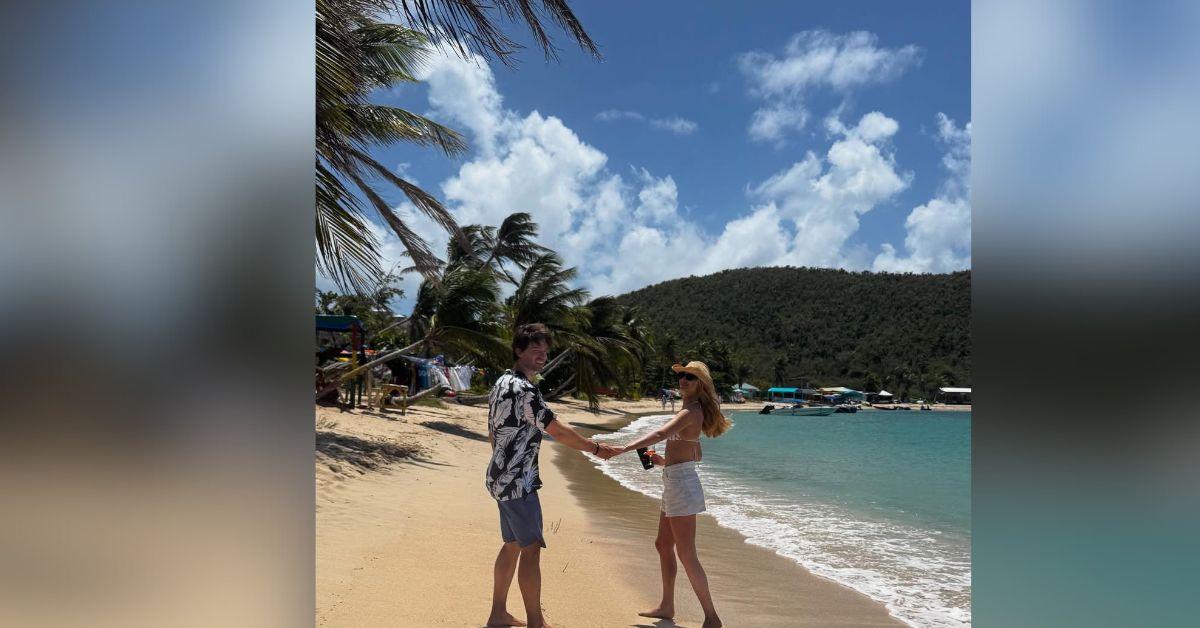 image of They announced their engagement in December 2023.