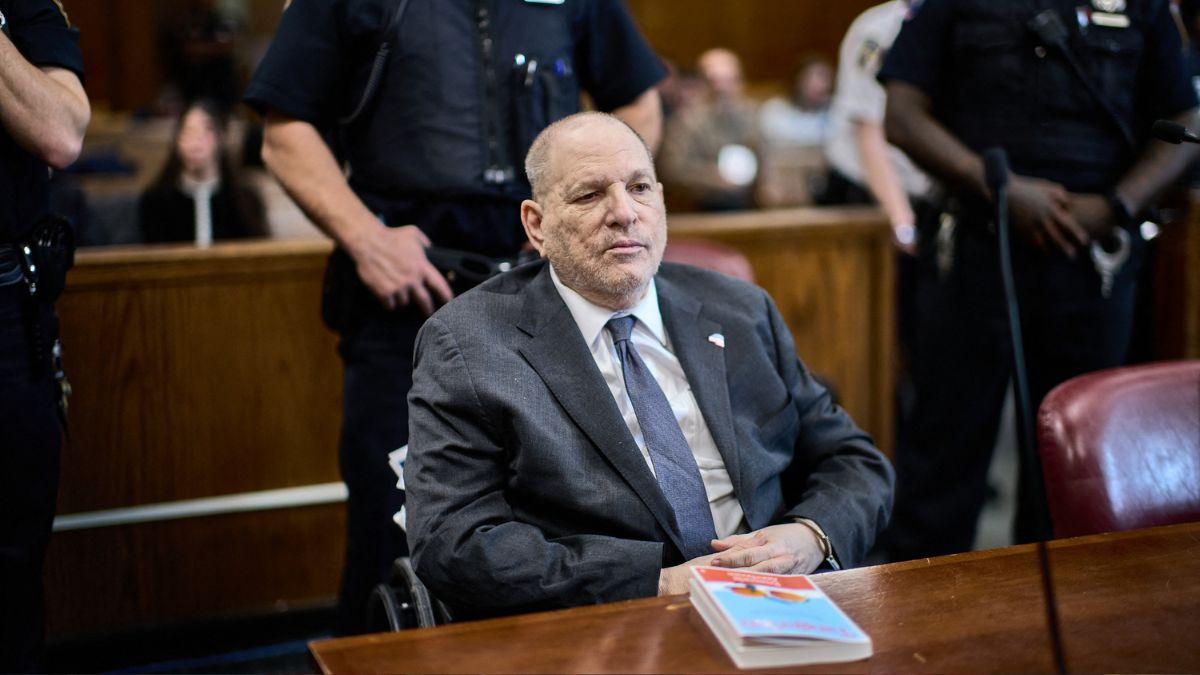 Image of Harvey Weinstein received his lengthy sentence in 2020.