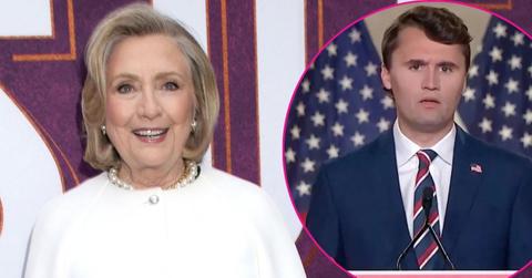 Photo of Hillary Clinton and Charlie Kirk