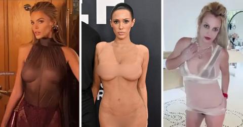 hot celebrities who have rocked the see through trend