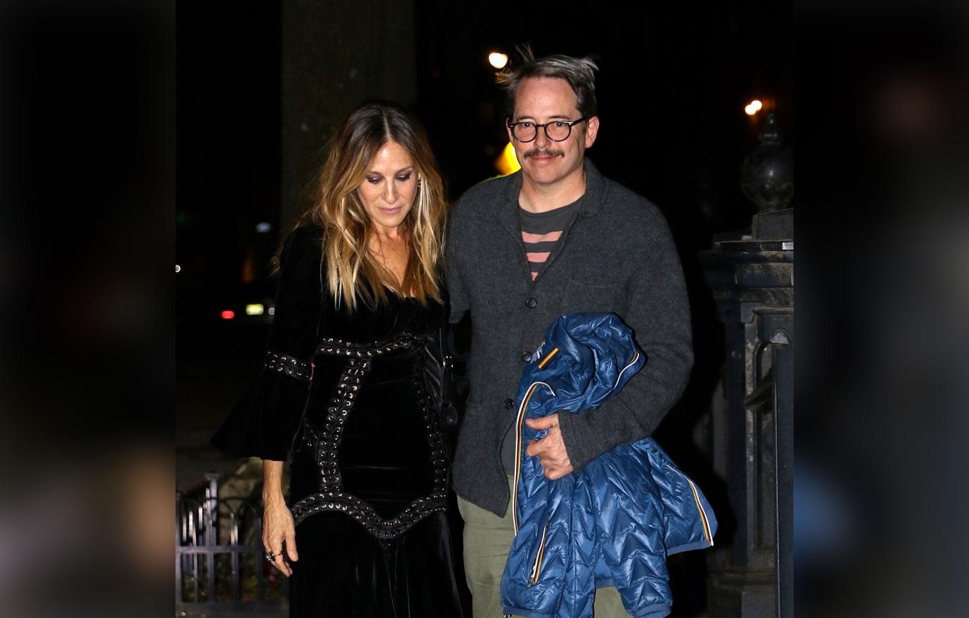 Sarah Jessica Parker and Matthew Broderick look tired after an event in NYC