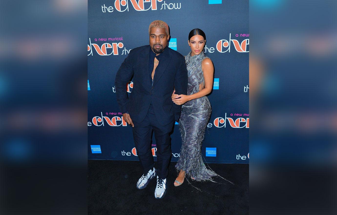 Kim Kardashian and Kanye West hit the red carpet for Cher&#8217;s new musical on Broadway