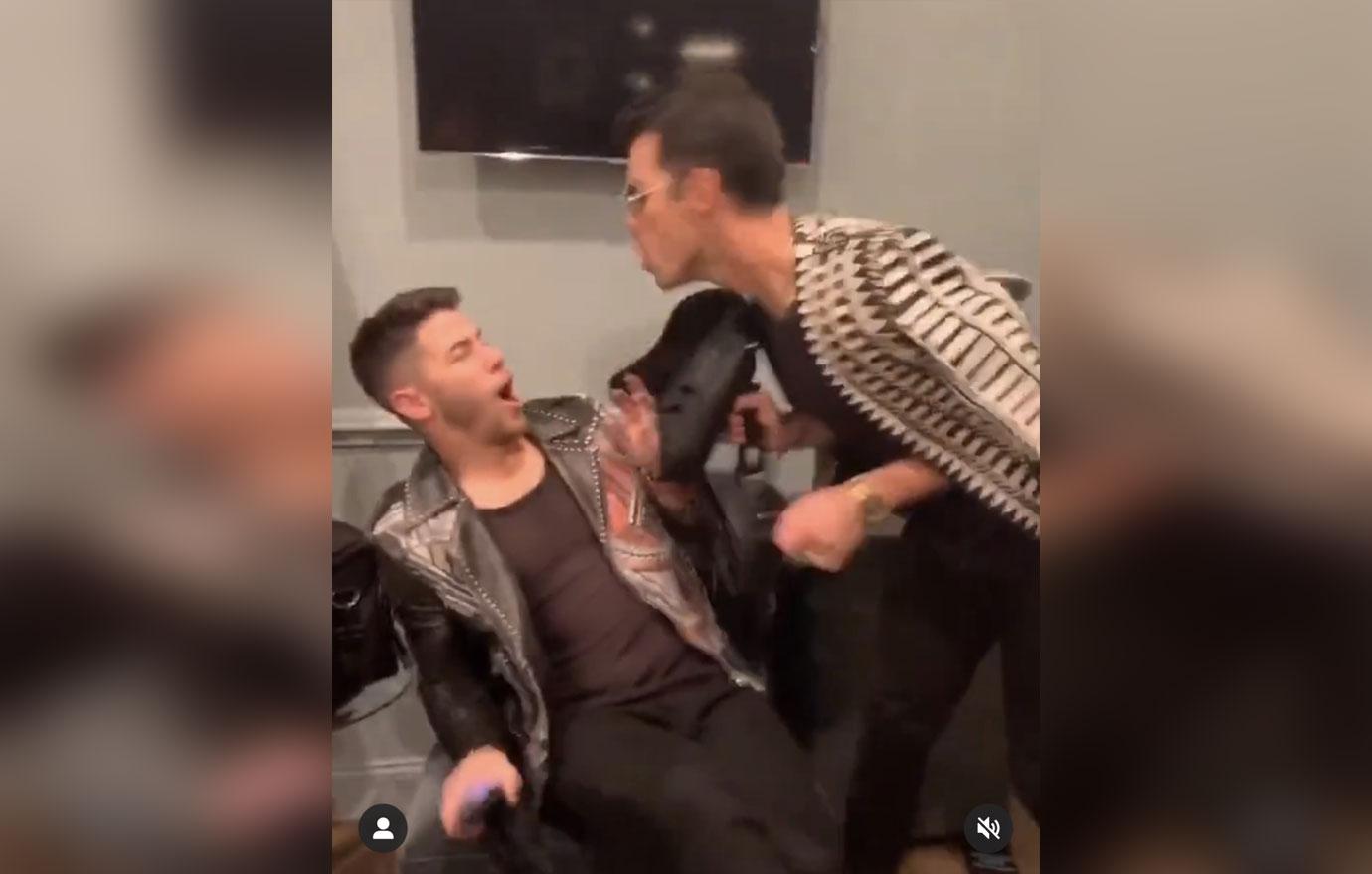 Jonas Brothers Recreates Iconic ‘KUWTK’ Fight Scene With Kim & Khloe