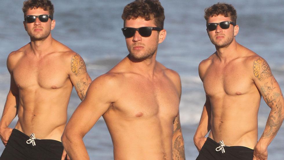 RYAN PHILLIPPE SHIRTLESS BEACH BODY