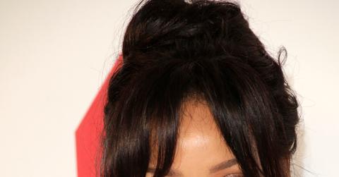 Rihanna arrives at the MAC Cosmetics and The MAC AIDS Fund Present Worldwide Premiere of 'It's Not Over' in Los Angeles