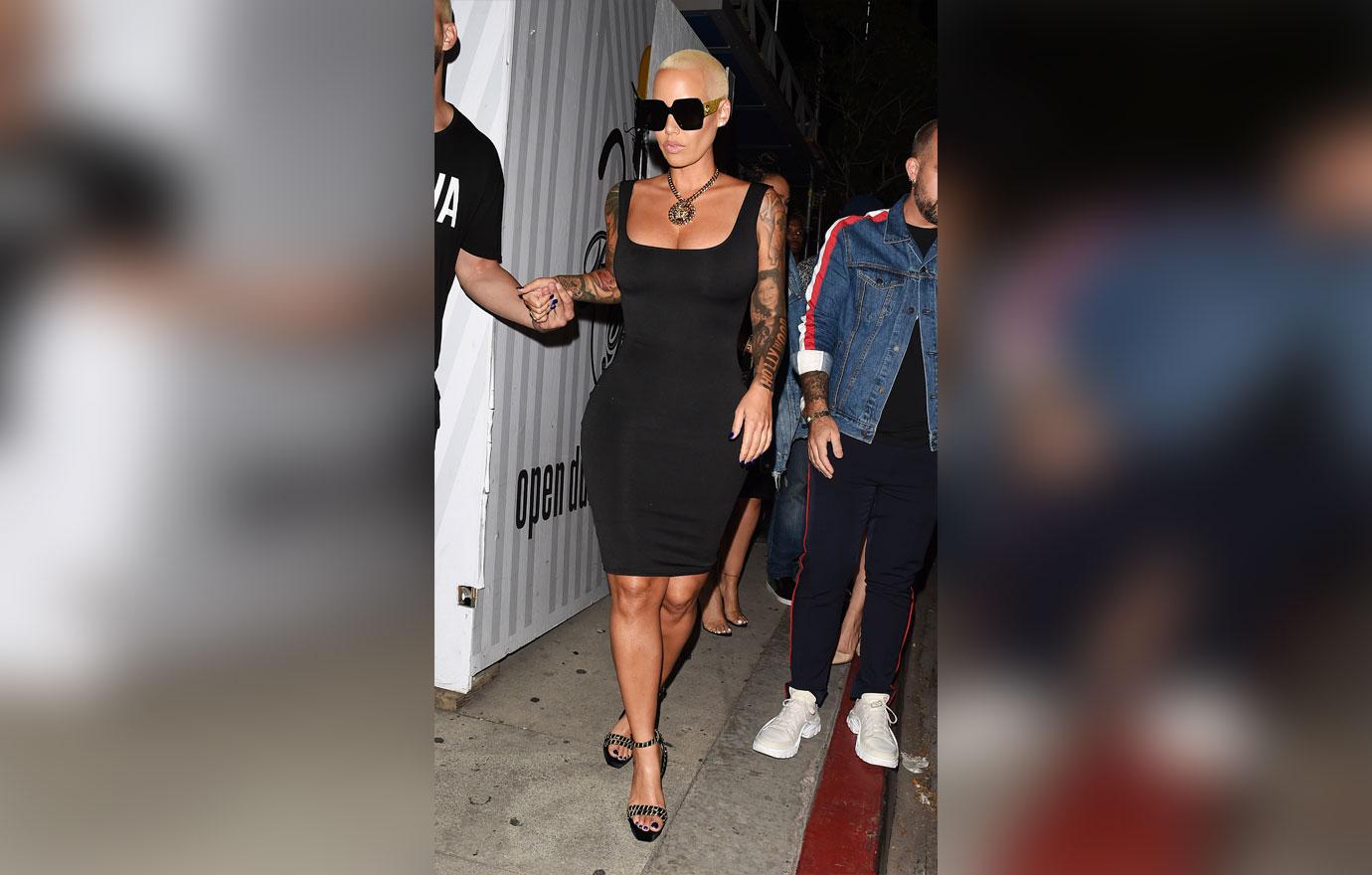 Amber Rose Jokes About Her Gigantic New Face Tattoo