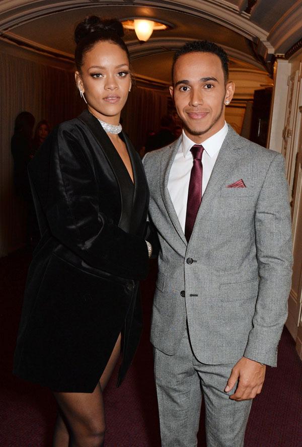 Rihanna dating lewis hamilton hooking up relationship