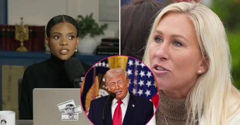 image split of trump, MTG and Candace Owens