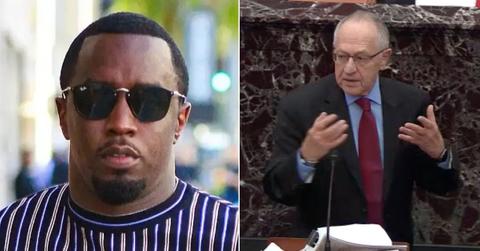 Composite photo of Sean 'Diddy' Combs and Alan Dershowitz