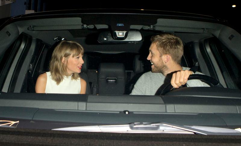 taylor swift dating calvin harris break work