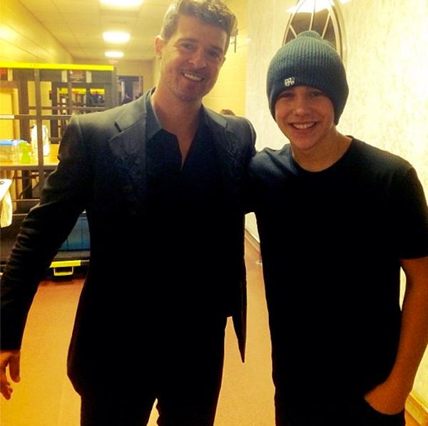 Robin Thicke Austin Mahone