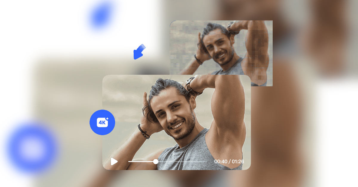 simple ai video editing from watermark removal to video upscale