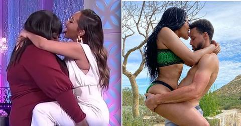 Adrienne Bailon & Loni Love Recreate Steph & Ayesha Curry’s Steamy Pic