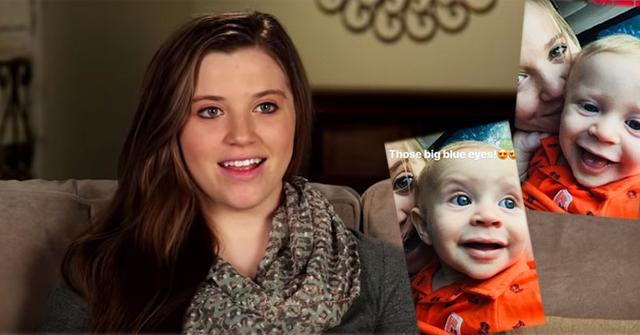 Joy-Anna Duggar Shows Off Baby Gideon's Blue Eyes In This Precious Pic