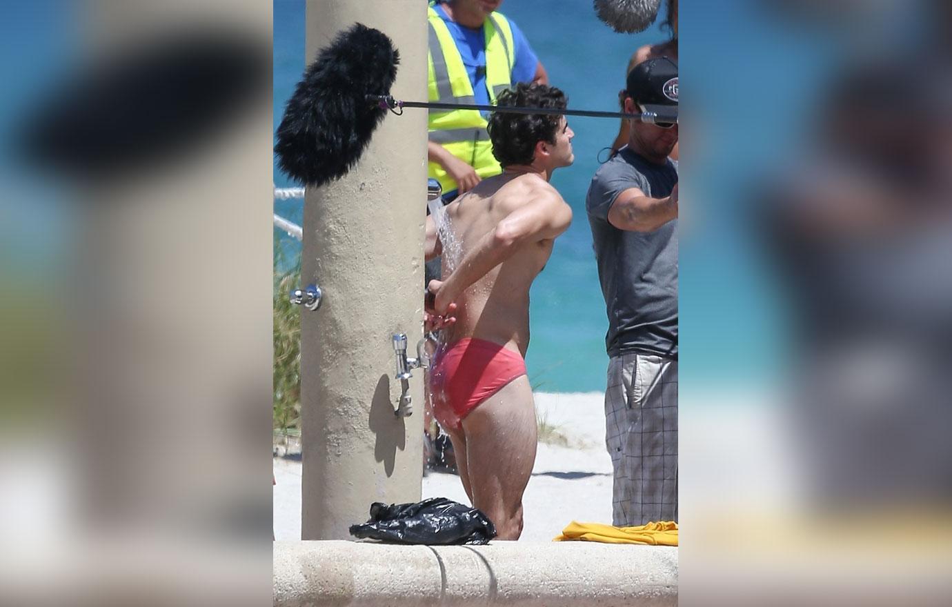 Darren Criss Speedo Shower Photo 06