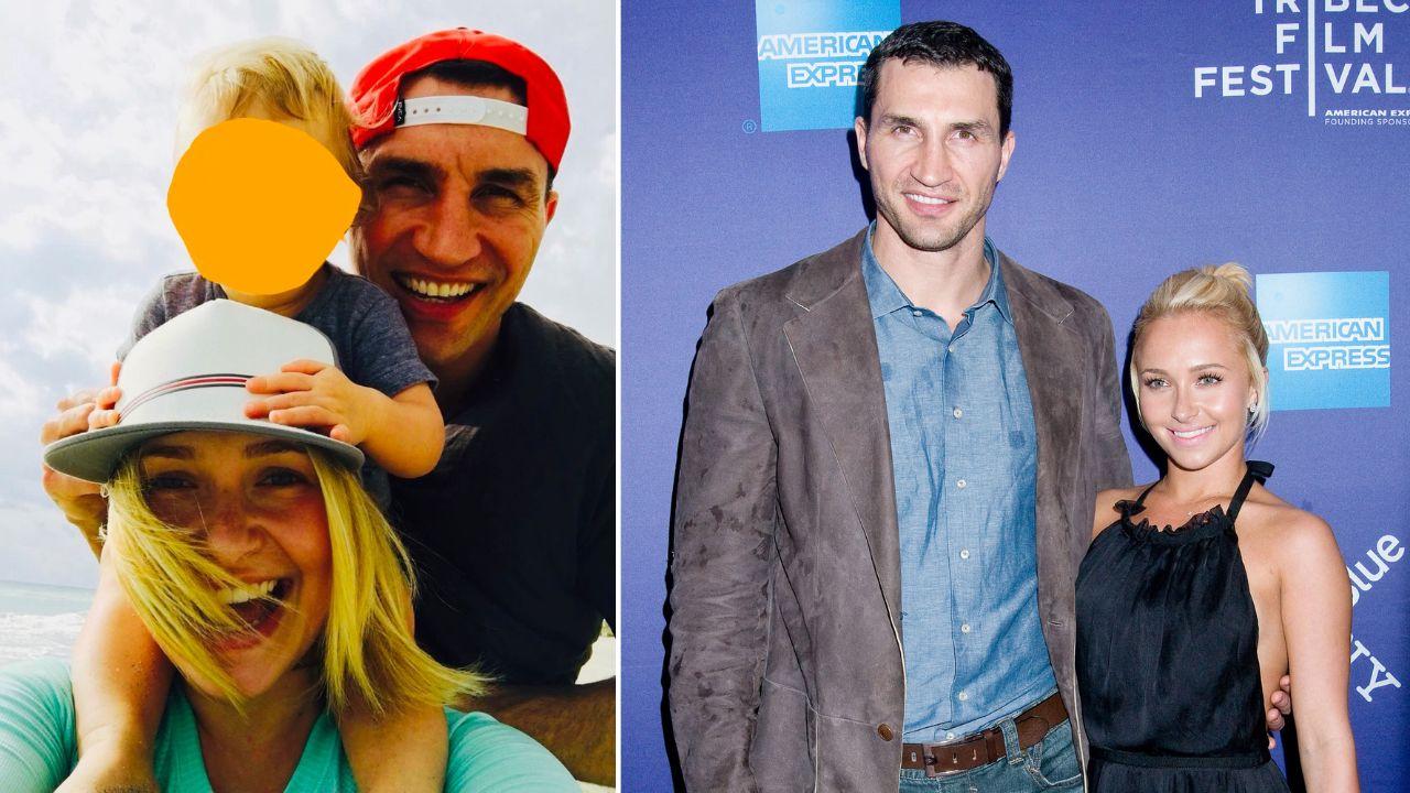 Composite photo of Hayden Panettiere and Wladimir Klitschko.