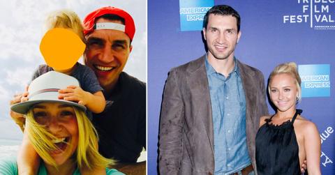 Composite photo of Hayden Panettiere and Wladimir Klitschko.