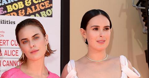 tallulah willis pic pregnant sister rumer showing growing baby bump