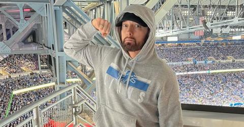 Photo of Eminem.