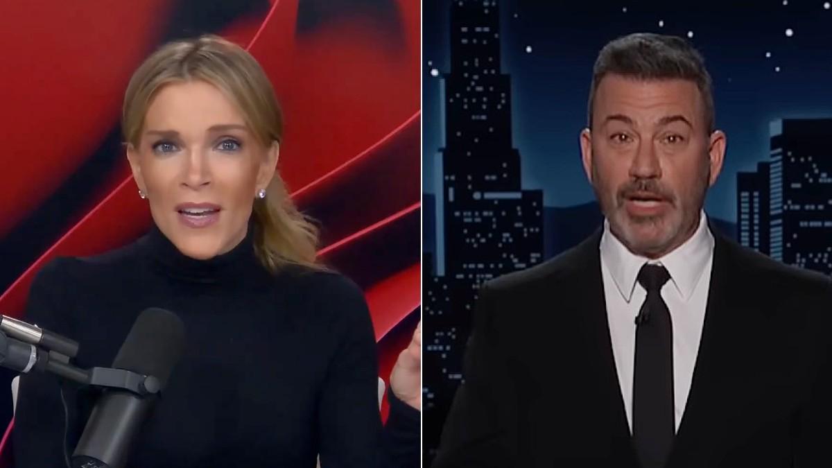 split of Megyn Kelly, Jimmy Kimmel. 