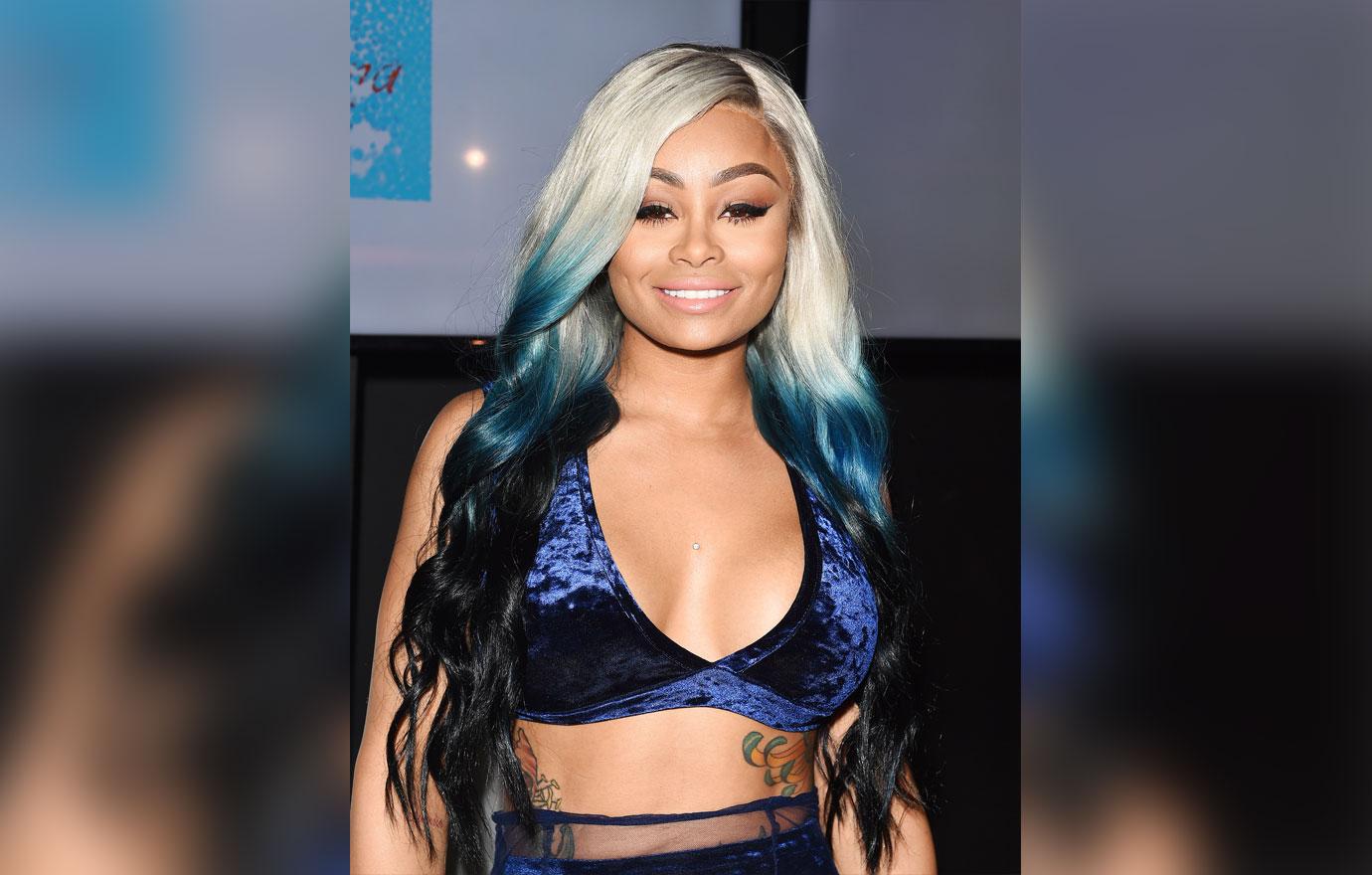 Blac chyna with blue hair