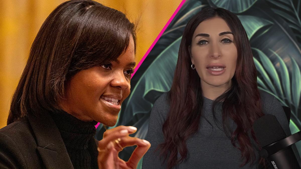 Composite photo of Candace Owens and Laura Loomer.