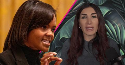 Composite photo of Candace Owens and Laura Loomer.