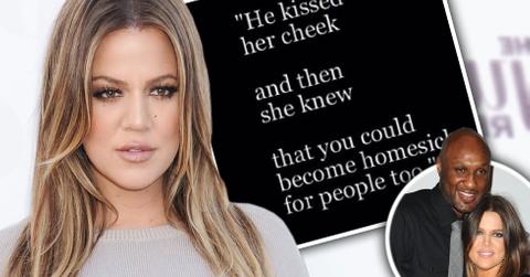 khloe kardashian instagram quote lamar odom