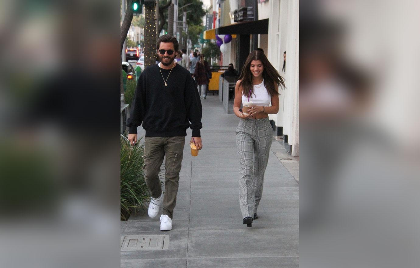 *EXCLUSIVE* Scott Disick and Sofia Richie pay a visit to Coffee Bean together