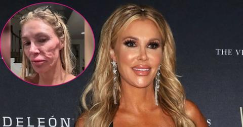 Two photos of Brandi Glanville