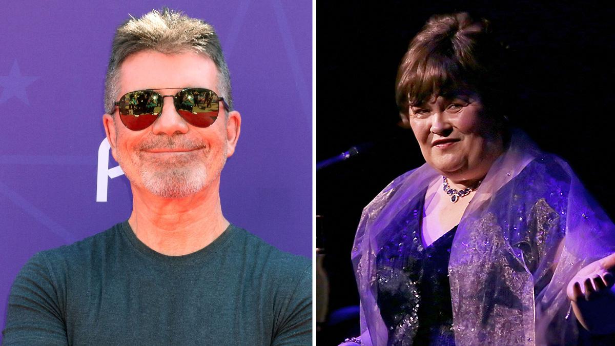 Photo of Simon Cowell and Susan Boyle