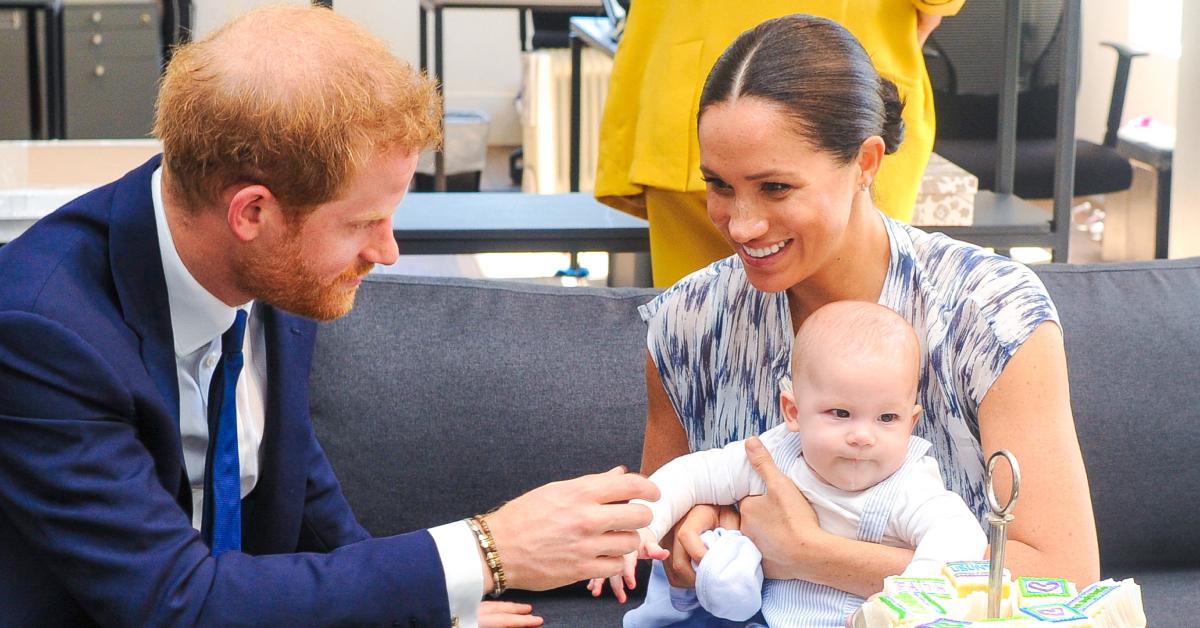 Image of An expert claims Meghan Markle treats Prince Harry like one of her 'children.'