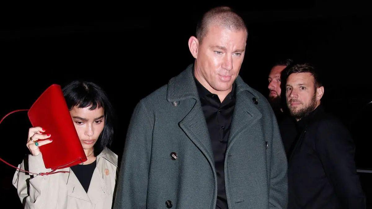 Photo of Zoë Kravitz and Channing Tatum worked together on the 2024 film 'Blink Twice.'