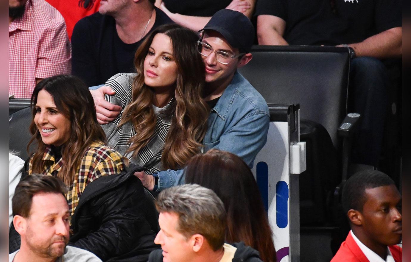 Celebrities At The Los Angeles Lakers Game