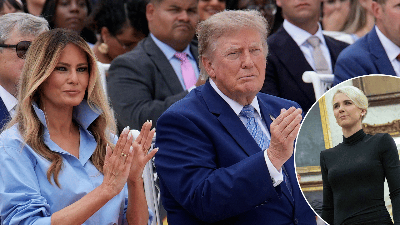 Melania Trump ; Donald Trump; Natalie Harp'