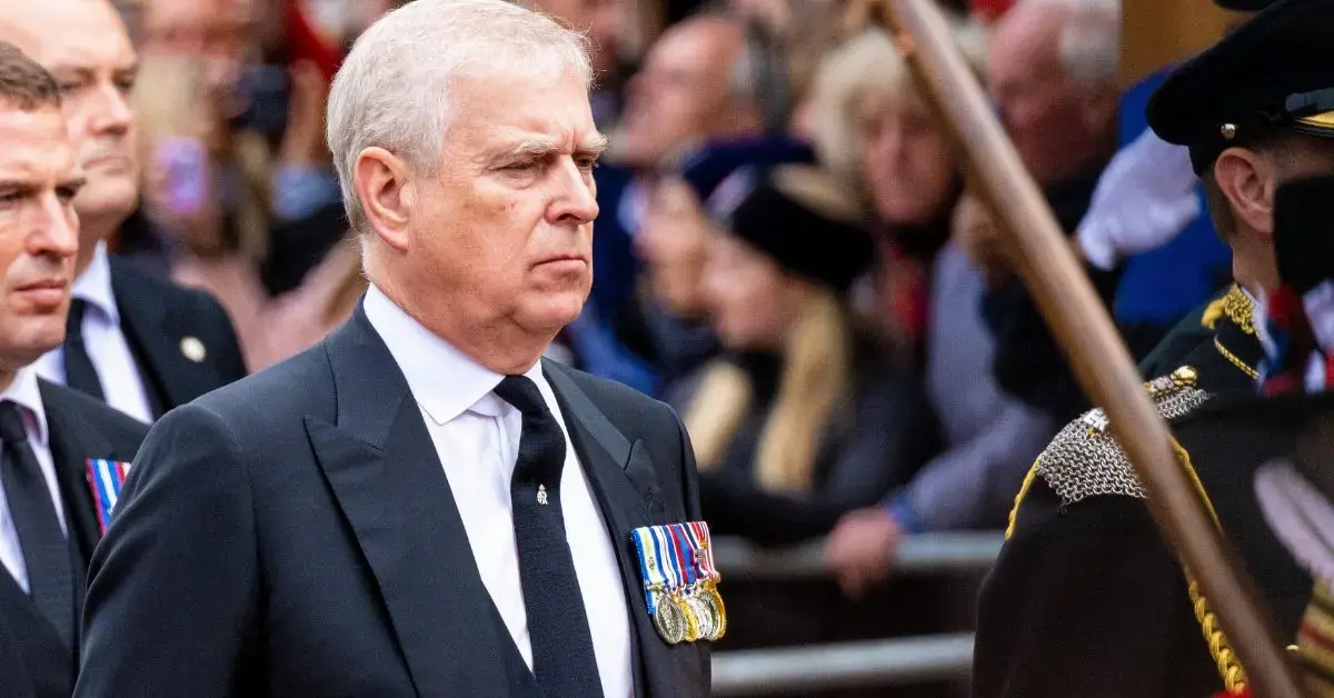 image of Prince Andrew was close with Jeffrey Epstein. 