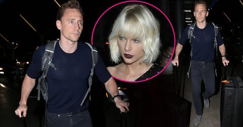 tom hiddleston leaving taylor swift home