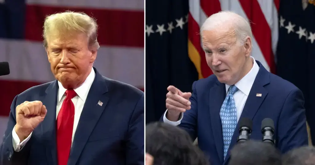 donald trump rages against president joe biden presidential debate