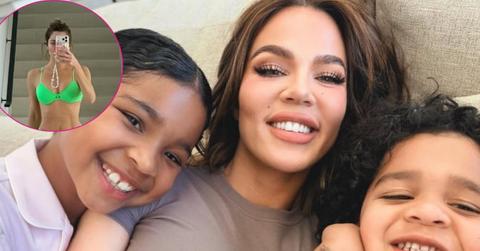 Photo of Khloé Kardashian with her kids