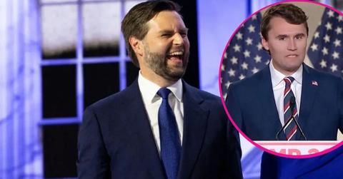 image of Charlie Kirk/ jd vance
