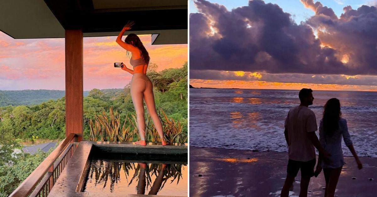 Photo of Eiza González escaped to Costa Rica with her boyfriend, Grigor Dimitrov.