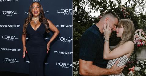 Split Photo of Niecy Nash and Taylor Swift and Travis Kelce