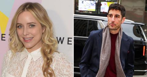 images of Jenny Mollen and Jason Biggs.