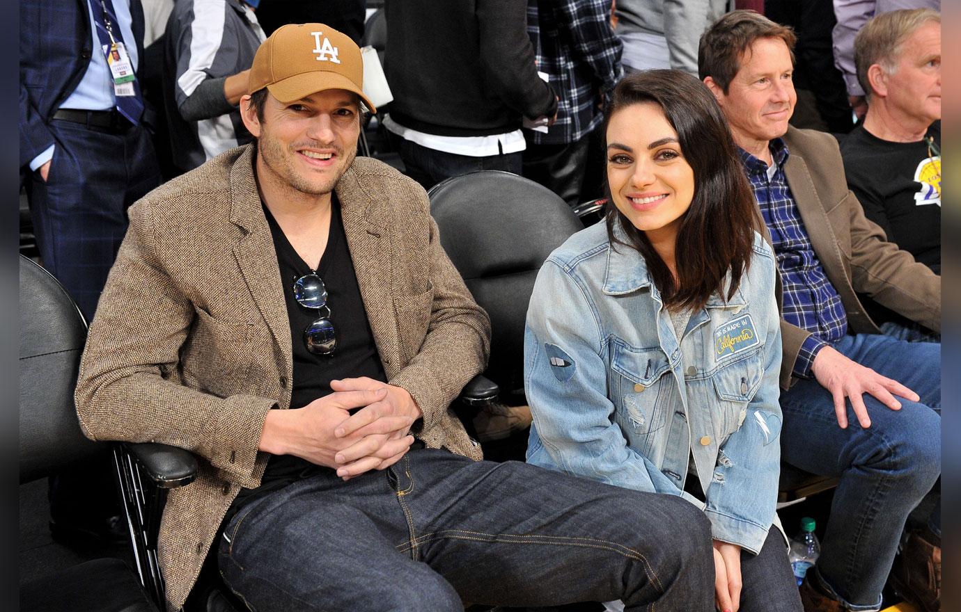 Celebrities At The Los Angeles Lakers Game